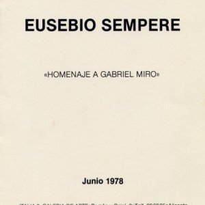 Exposición Homenaje a Gabriel Miró