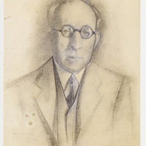 Retrato del Dr. Mariano Arnau Maorad, 1945