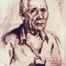 Hombre con vaso de vino, 1947